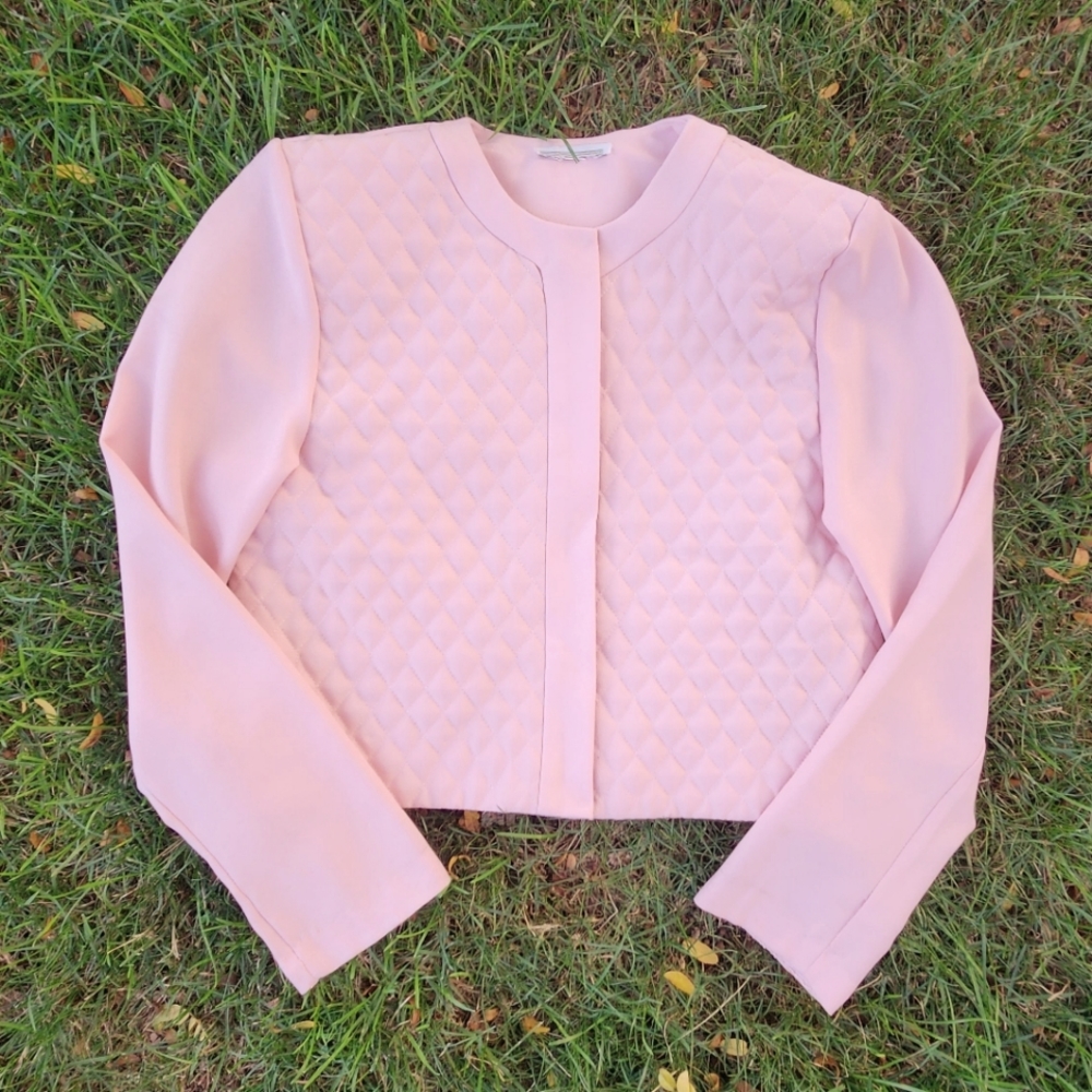 Women's Dusty Rose Short Jacket, Sz. L